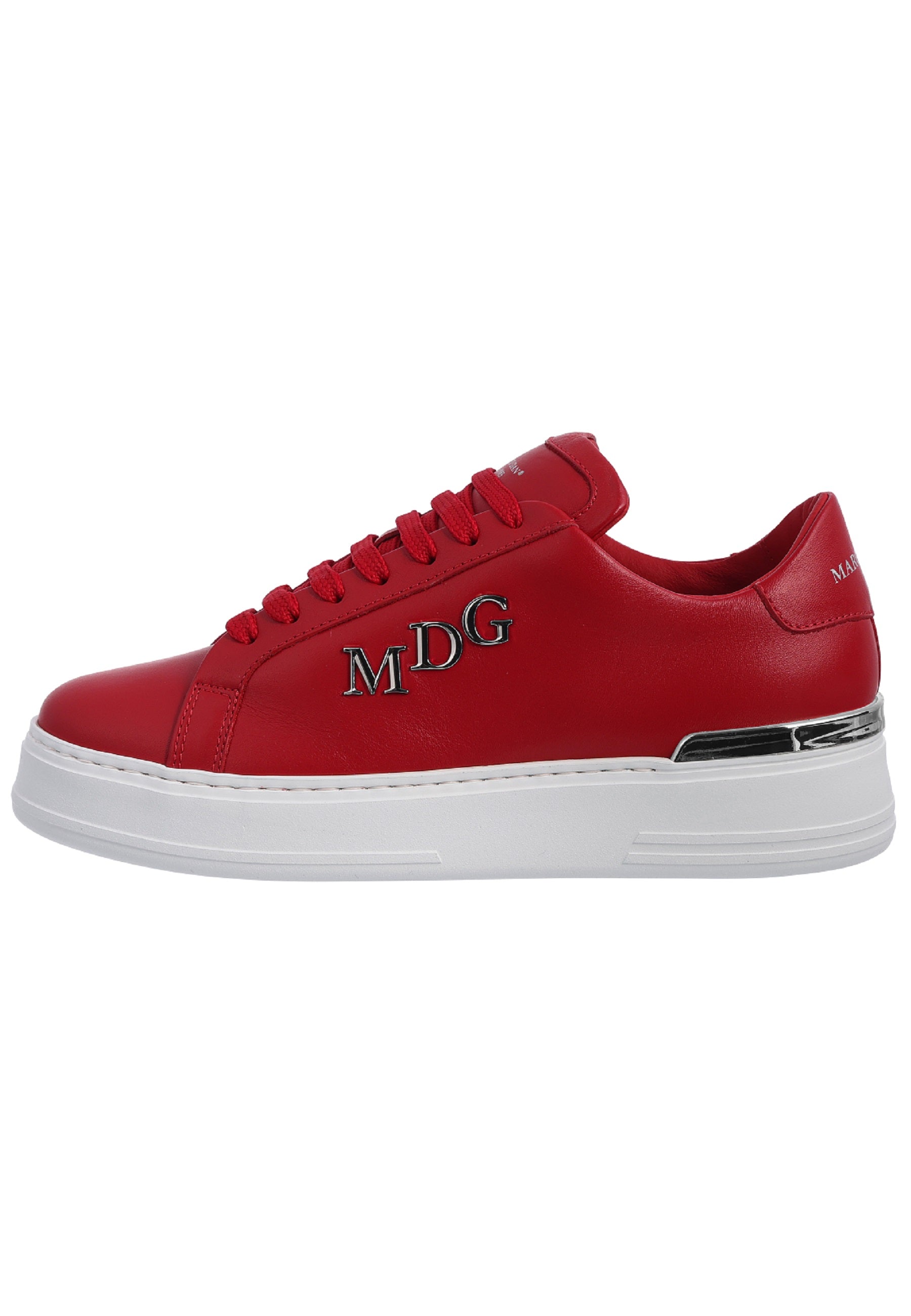 Baskets basses femme rouge