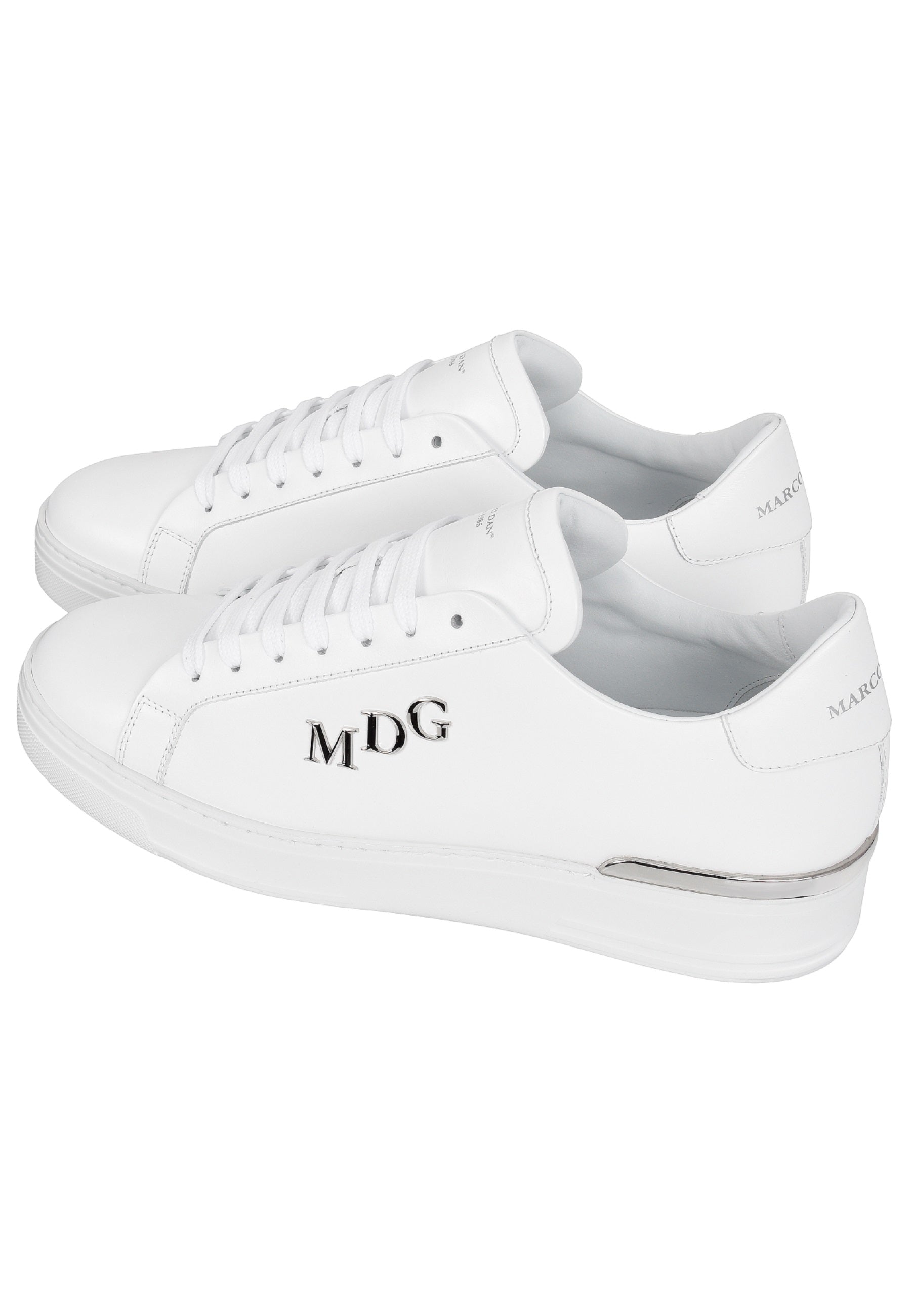 Sneakers lo-top da uomo bianche