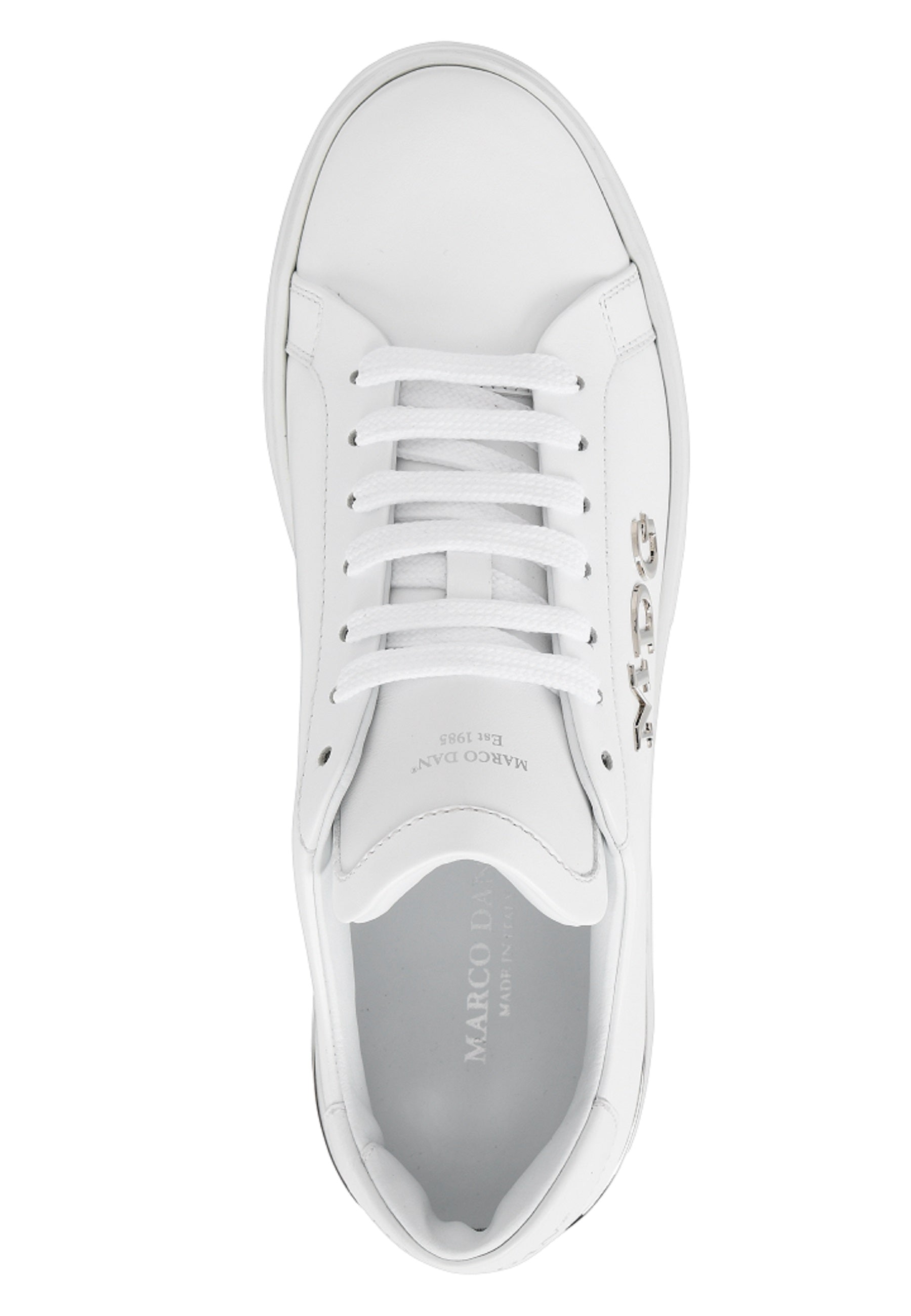 Sneakers lo-top da uomo bianche