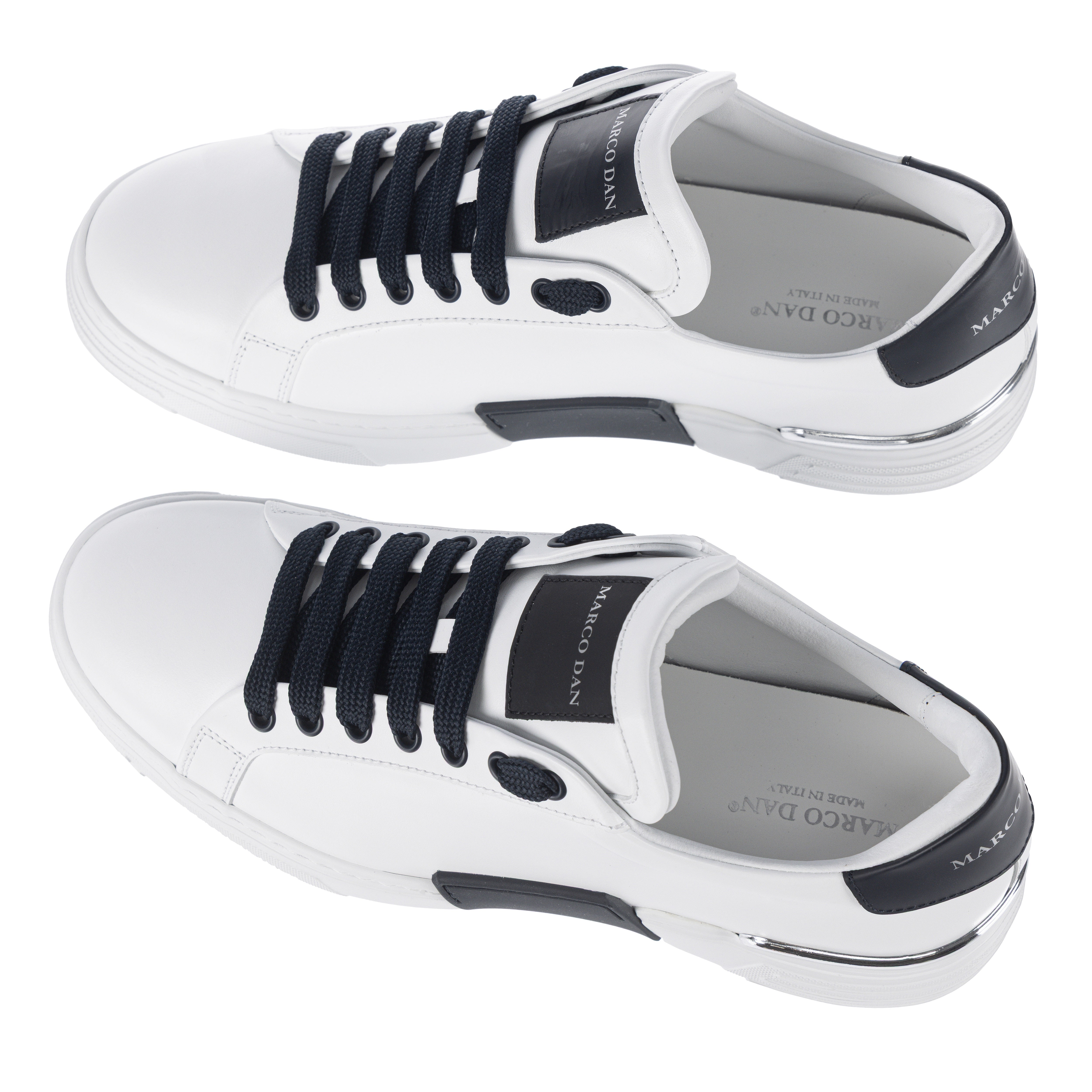 Lo-Top Sneaker Twin Colour White DarkBlue